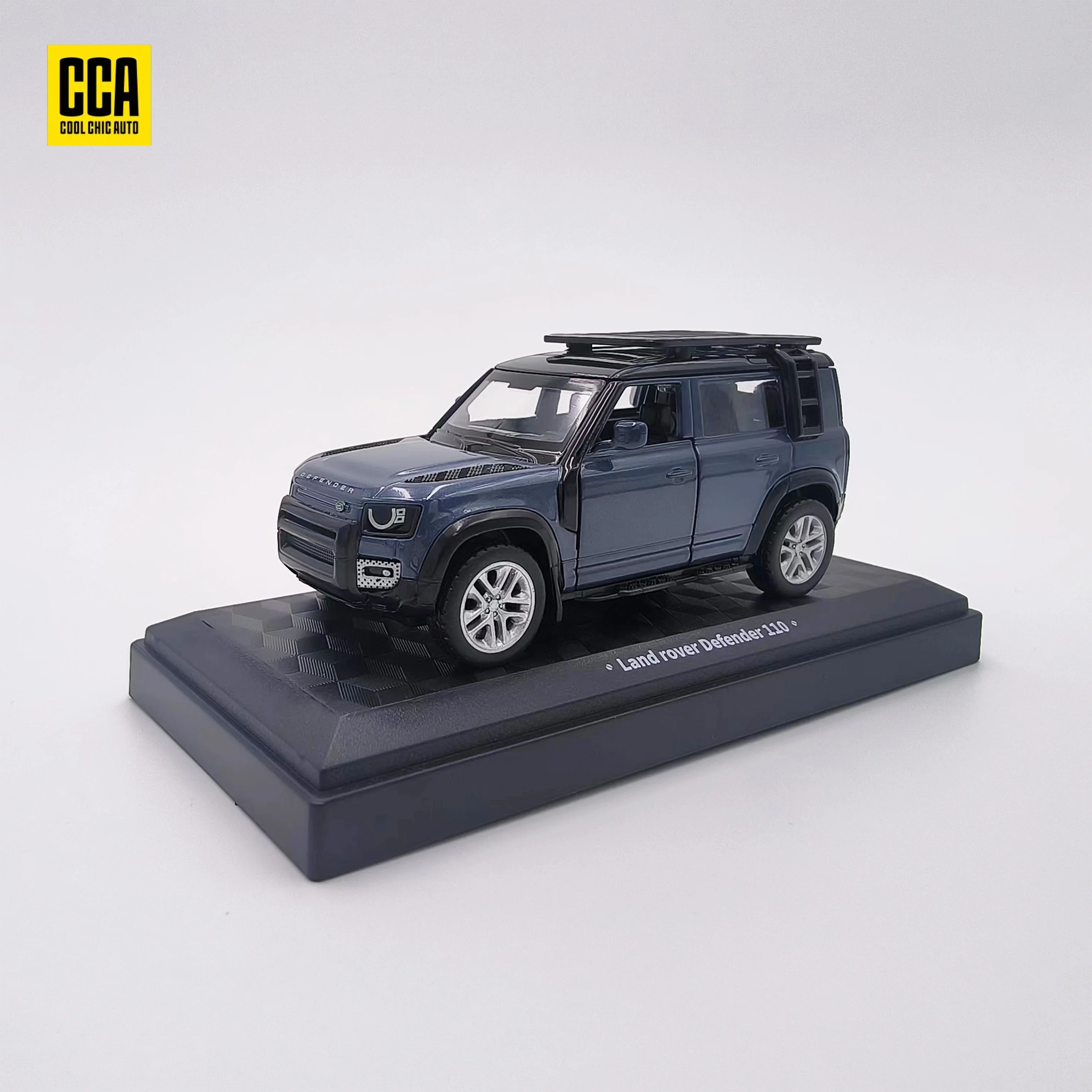 

Масштабная модель Land Rover Defender 1:43 из литого металла с открывающимися дверями, идеально подходит для демонстрации и игр, идеальный подарок на праздник.