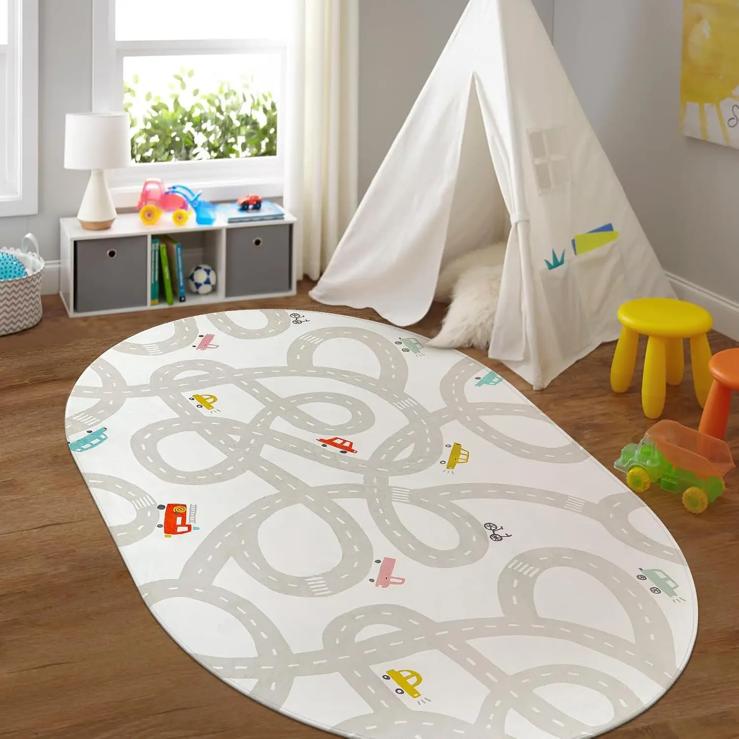 

VIKAMA Caton Educational Children's Room Carpet Home Decoration Living Room Bedroom Tatami Bedside Blanket Games Room Floor Mat