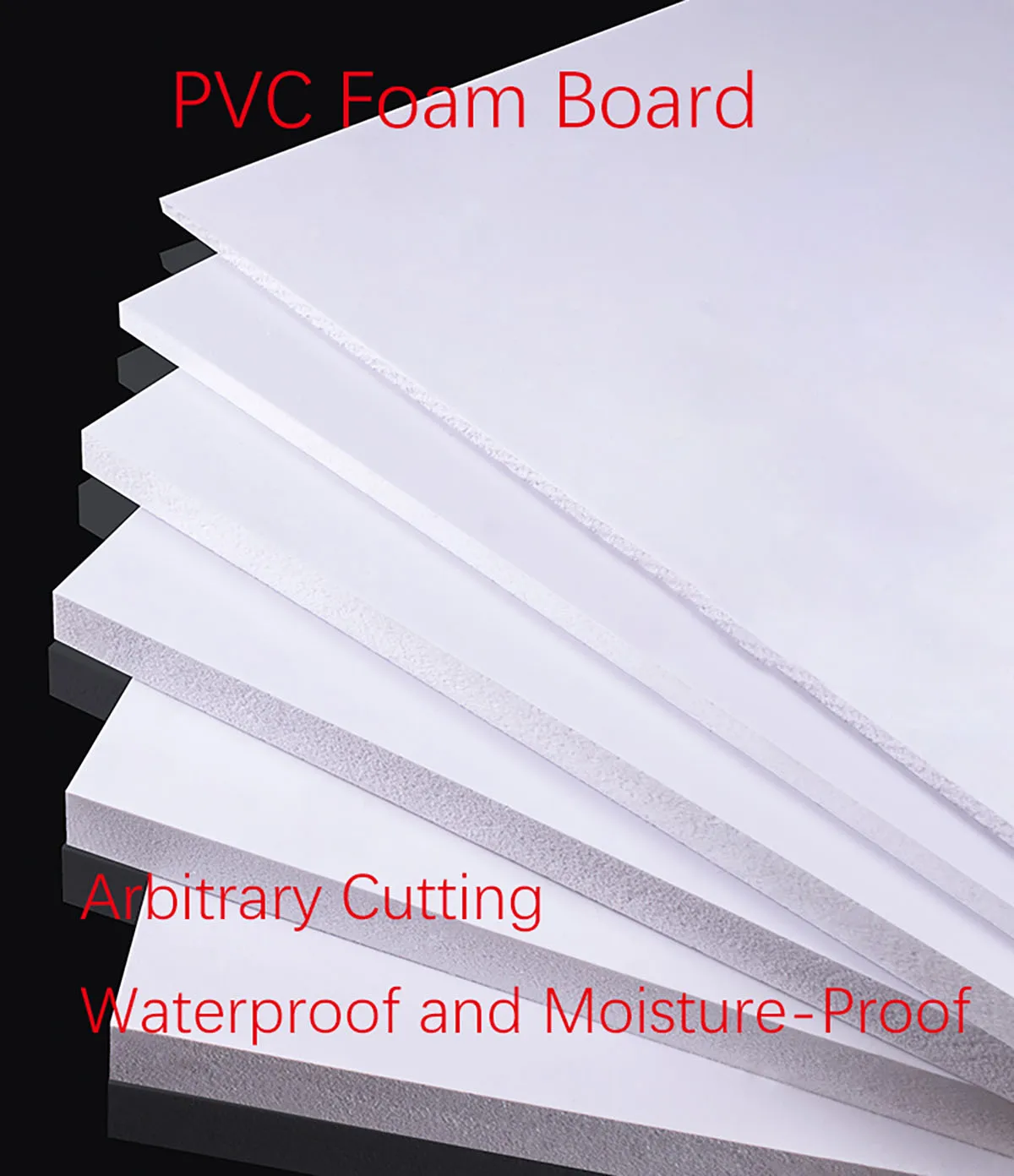 PVC Foam Board Handmade Model Making Material Plastic Flat Board For DIY Building Model Materials Thickness 3mm~15mm