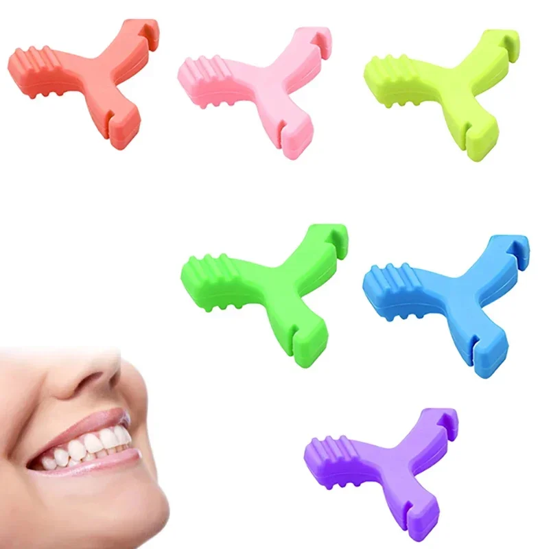 30PCS Y Shaped Silicone Teeth Stick Bite Dental Aligner Chewies Orthodontic Bite Chewies Prevent Face Distortion