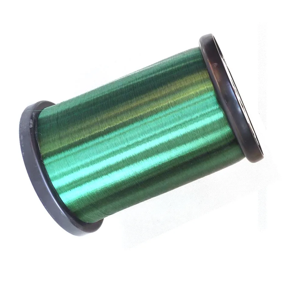 0.04 to1.2mm green copper wire Magnet Wire Enameled Copper Winding wire Coil Copper Wire Winding wire Weight 1000g QA-1-155 2UEW