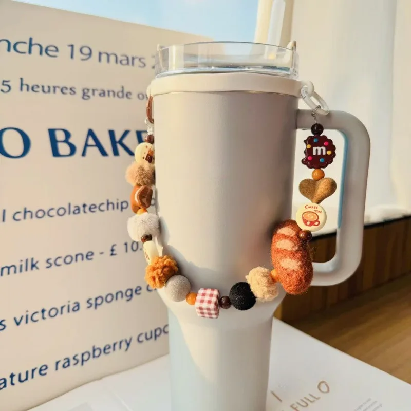 Suitable for Stanley Water Cups Accessories New Tumbler Cup Holder Doughnuts Strap For 6-10cm Cup Mouth Hand Lanyard Cup Sleeve - view 3