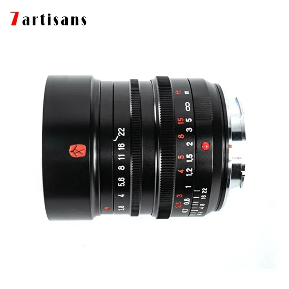 7artisans M35mm F1.4 كامل الإطار دليل التركيز رئيس عدسة لكاميرا لايكا M M2 M3 M4 M8 M9 M10 لايكا م جبل عدسة مع محول