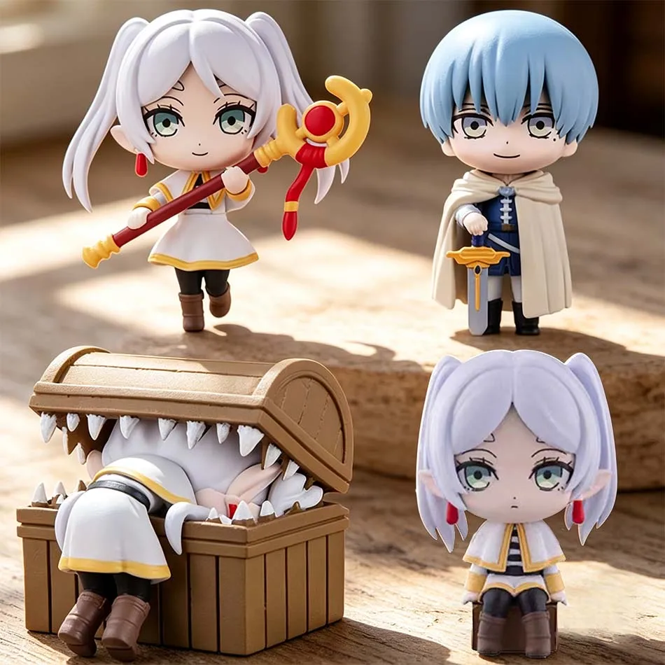4-8pcs/Set Anime Frieren:Beyond Journey's End Anime Figures Frieren Himmel Action Figure Cartoon Ornaments Toy Fans Gift