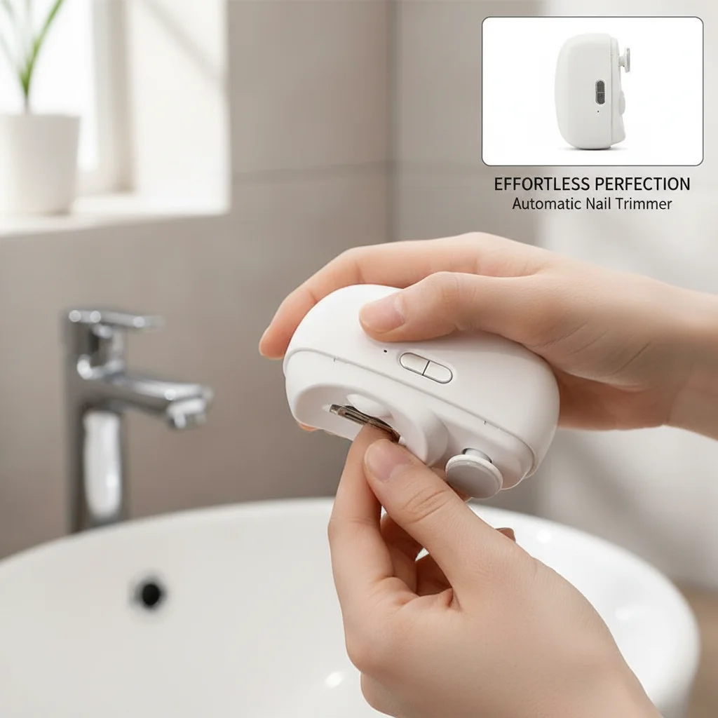 

Electric Automatic Nail Clipper for Adults 1 Pcs Manicure Nail Trimmer - Personal Hygiene Tool