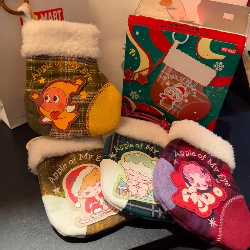 Em estoque popmart apple of my eye série mini saco caixa cega bonito decoração periférica caixa misteriosa surpresa presente de natal