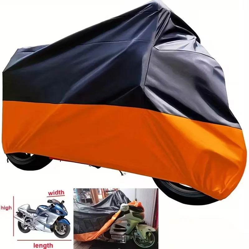 Funda Universal para Motocicleta Tallas S-XXXL Extra Grande para Honda Goldwing, Yamaha Royal, Harley Street Glide, Electra Glide, Road King