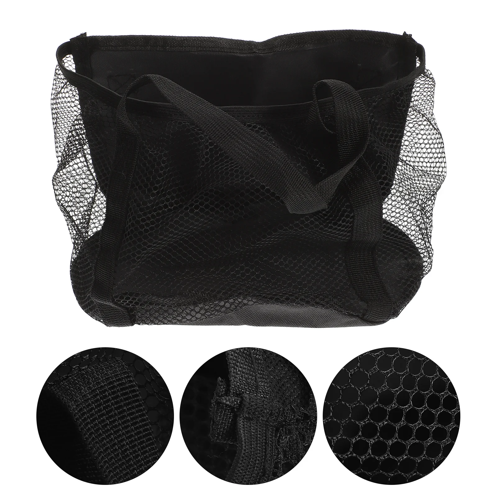 

Bowling Ball Bag Large Portable Single Ball Holder Breathable Mesh Design Sports Pouch For Gym Stadium Outdoor Use