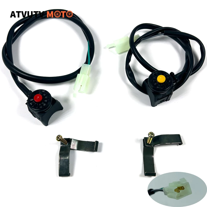 

1pcs Universal 22mm Motorcycle Kill Off Stop Switch Horn Start Push Button For 50cc-250cc Dirt Bike ATV Motorbike Accessories