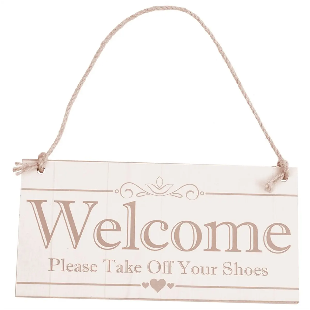 ABZF 2026 Welcome Please Your Shoes Hanging Plaque Sign House Porch Decor Gift