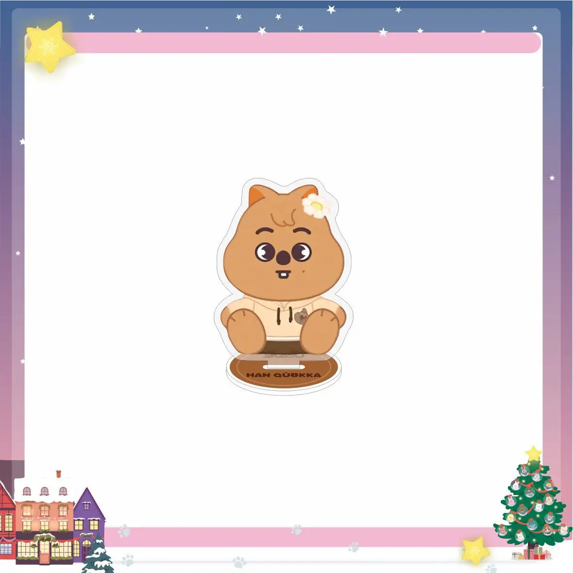 SKZOO Cartoon New Acrylic Double sided Standing Tablet Desktop Ornament Cute Star Surrounding Small Ornaments