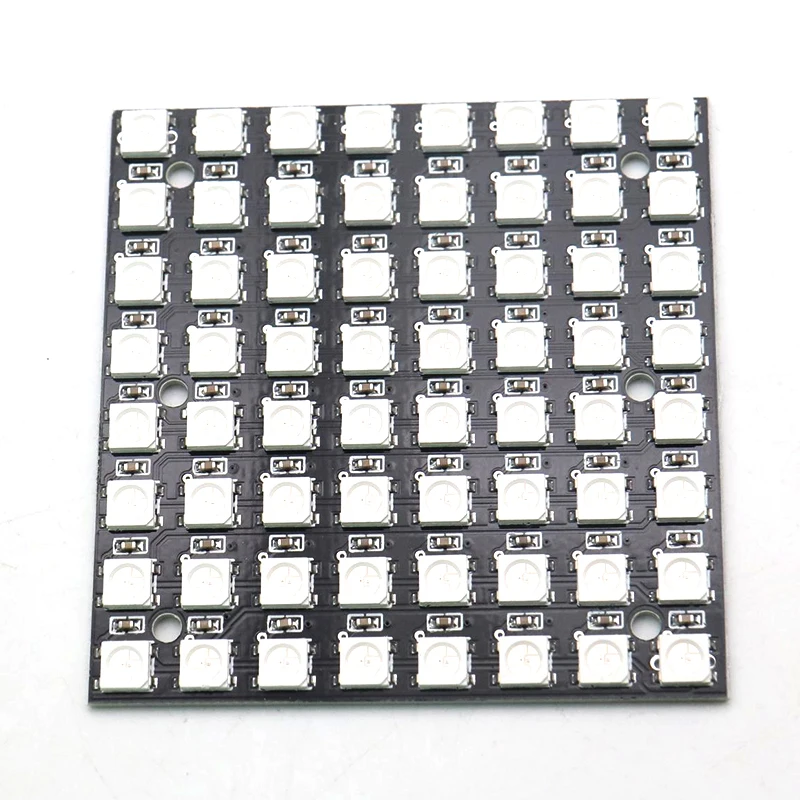 NEW WS2812 LED 5050 RGB 8x8 LED Matrix for Arduino WS2812B 8*8 64-Bit Full Color 5050 RGB LED Lamp Panel Light