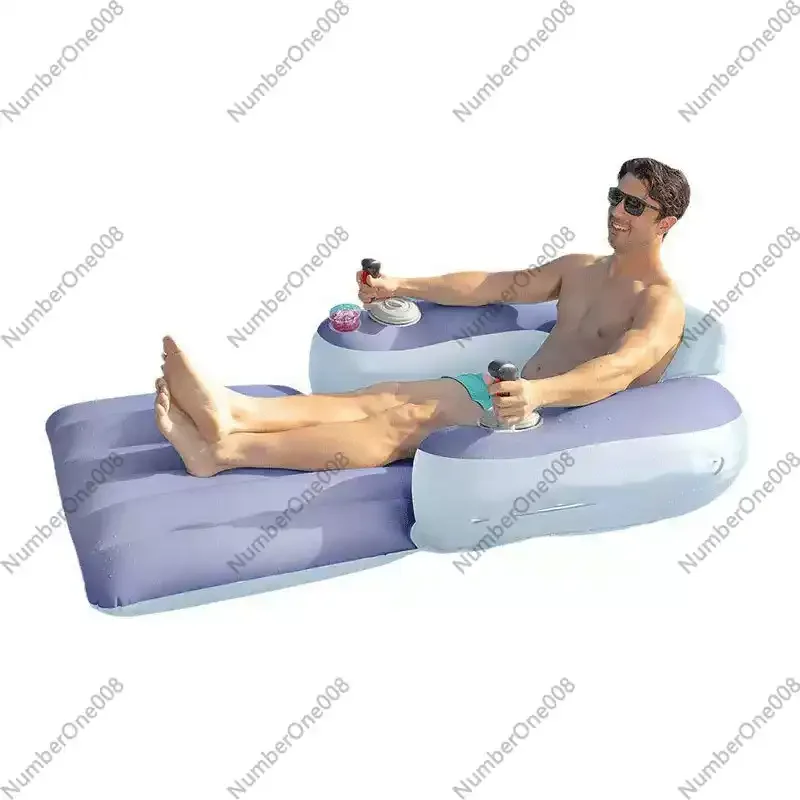 

Electric Inflatable Water Seat, Floating Lounge Chair with Thruster for Adult Swimming & Water Sports