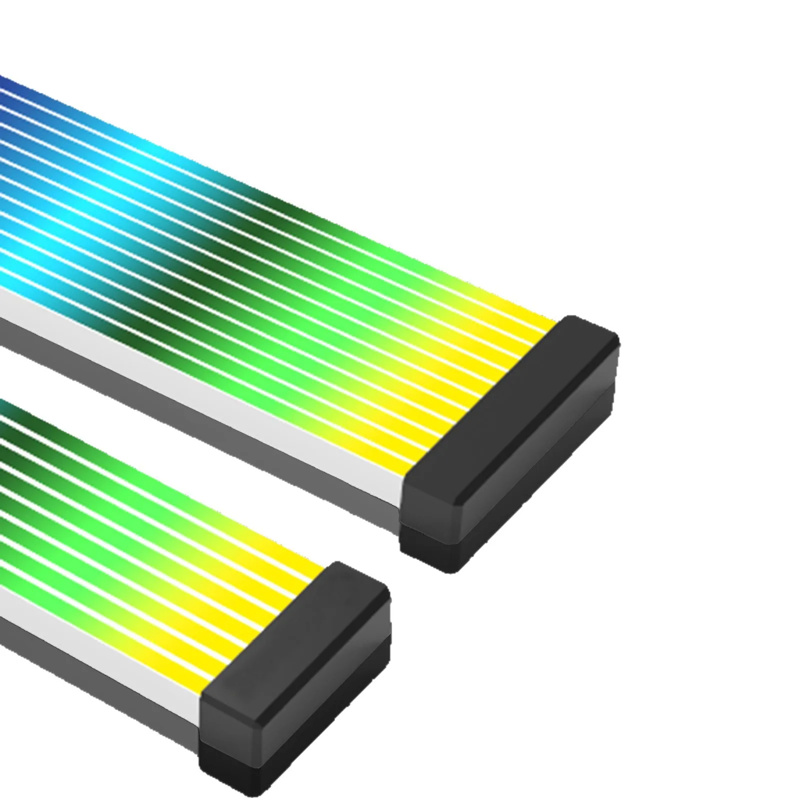Casing light strip for computer  supply units, graphics card video card connection cables, and cases with 8/12Pin interface.
