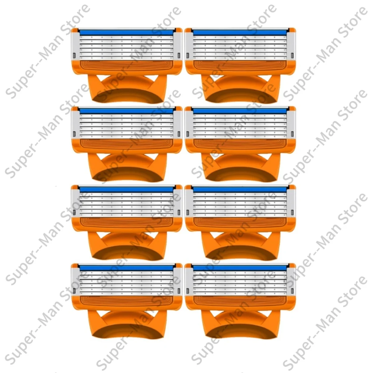 Nieuwe echte Fusion 5 Scheermes 5-Layer Blades Scheren Machine mannen Handleiding Scheerapparaat Gezicht Ontharing Glad Scheren Veiligheid Scheermes