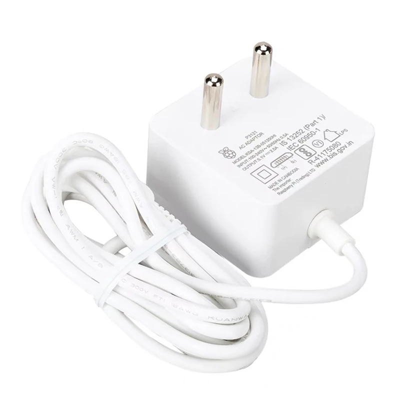 Himbeer-Pi offizielles Micro-USB-Netzteil 5,1 V 2,5 A Ladegerät 12,5 W Stecker adapter für Himbeer-Pi 3 Modell B 3B 2B Null 2 W.