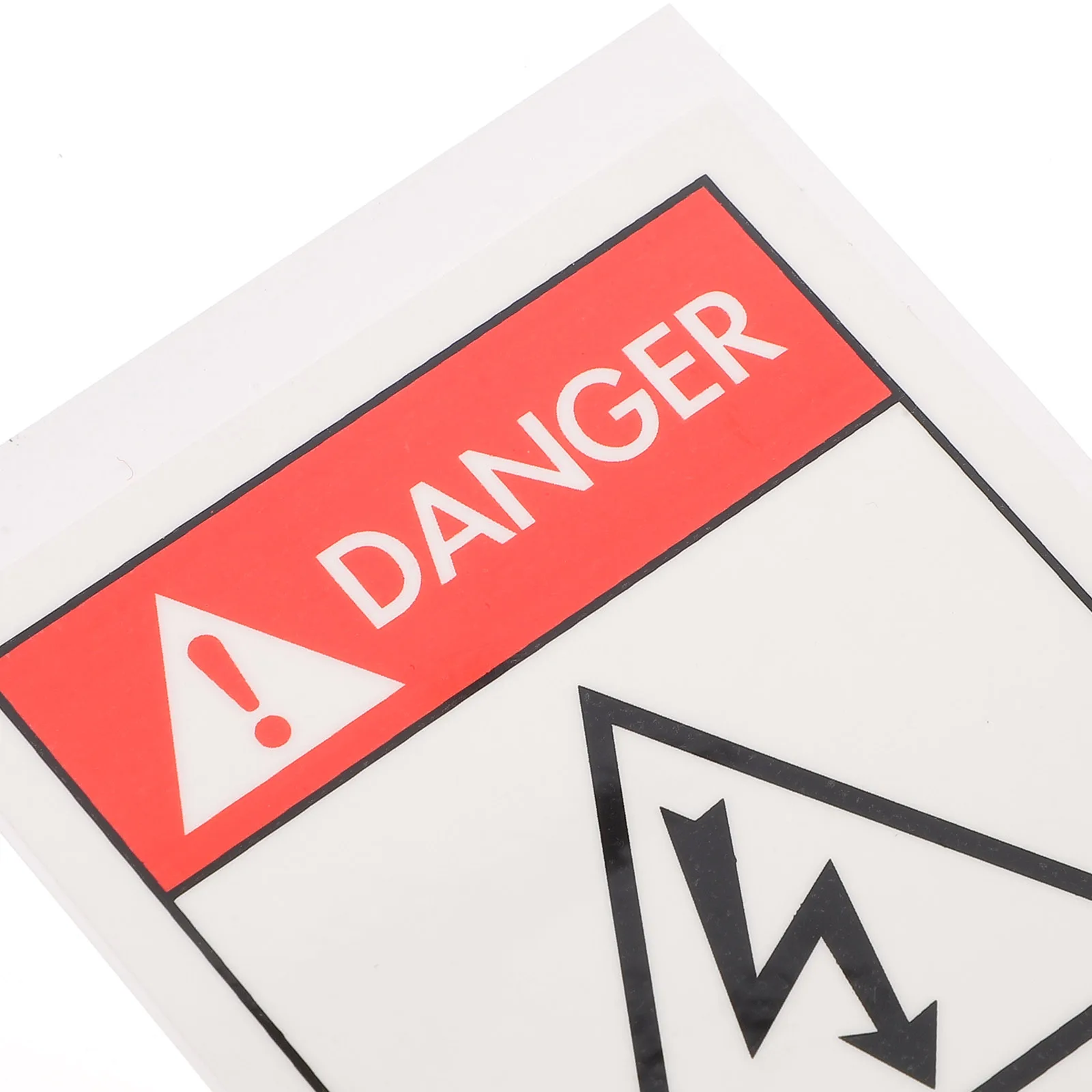 

6pcs Safety Warning Signs Danger Strong Adhesive Material Caution Keep Out Security Traffic Sign