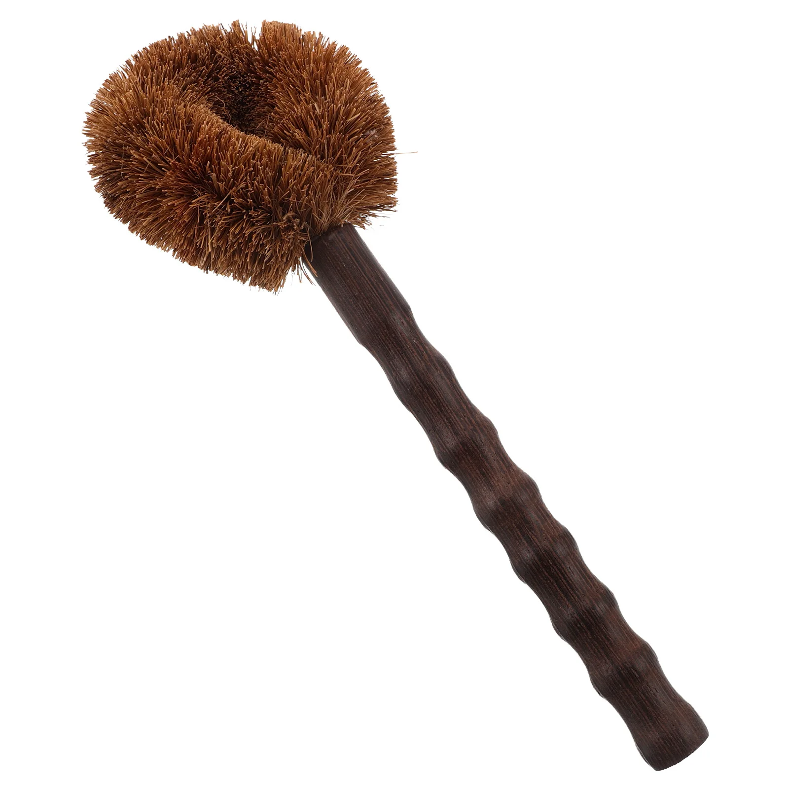 

Kitchen Pot Brush Natural Wood Handle Deep Clean Scrubbing Tool for Pots Pans Woks Grill Sinks Dish Scrubber Heavy Duty Cleaner