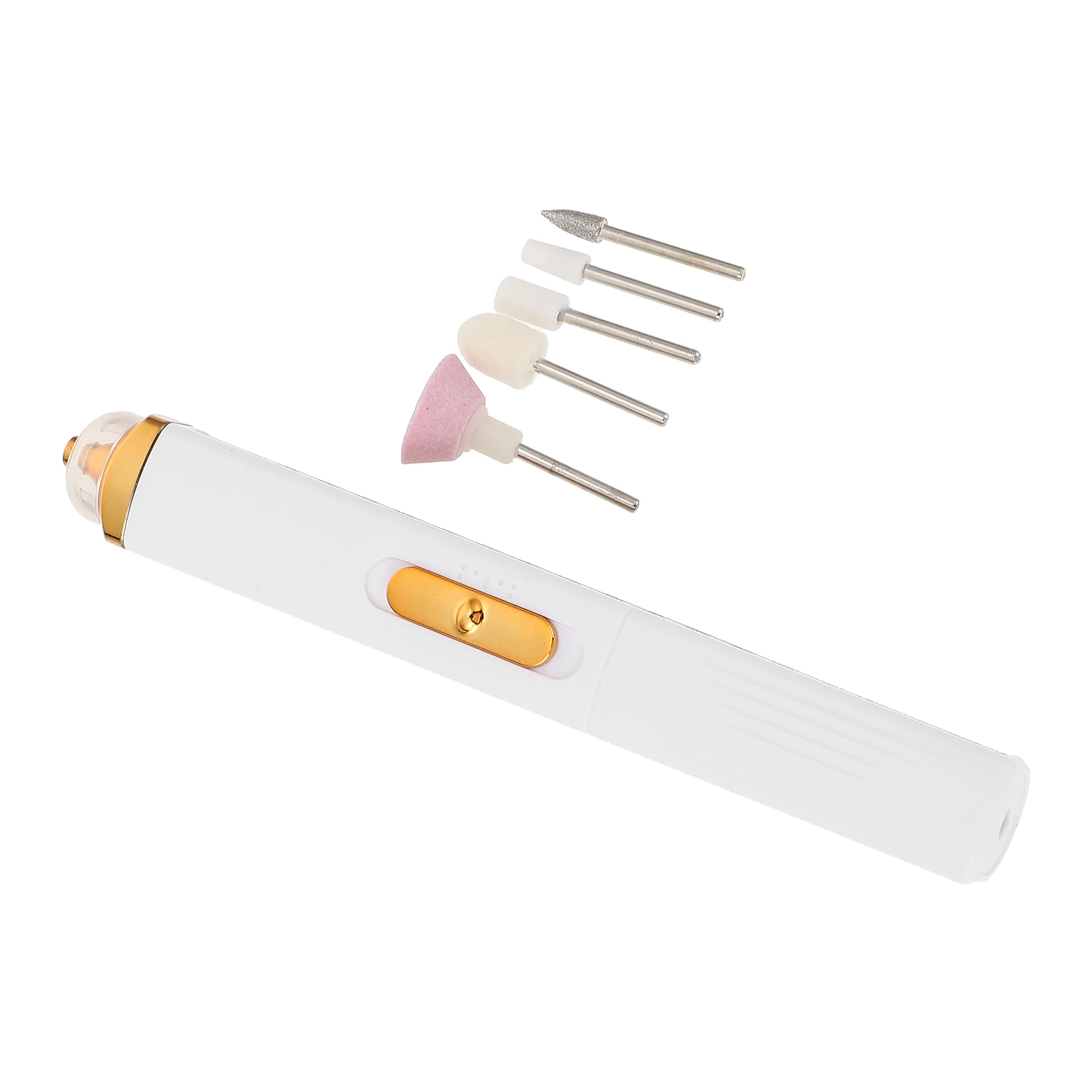 

Electric Nail File Drill Machine for Acrylic Nails White ABS Portable Nail Salon Home Use Lightweight Low Noise
