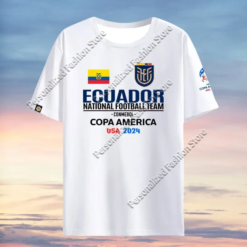 

Ecuador Fashion Best Selling National Flag Personalized Clothing 3D Printing Breathable Comfortable Street Short Motorcycle
