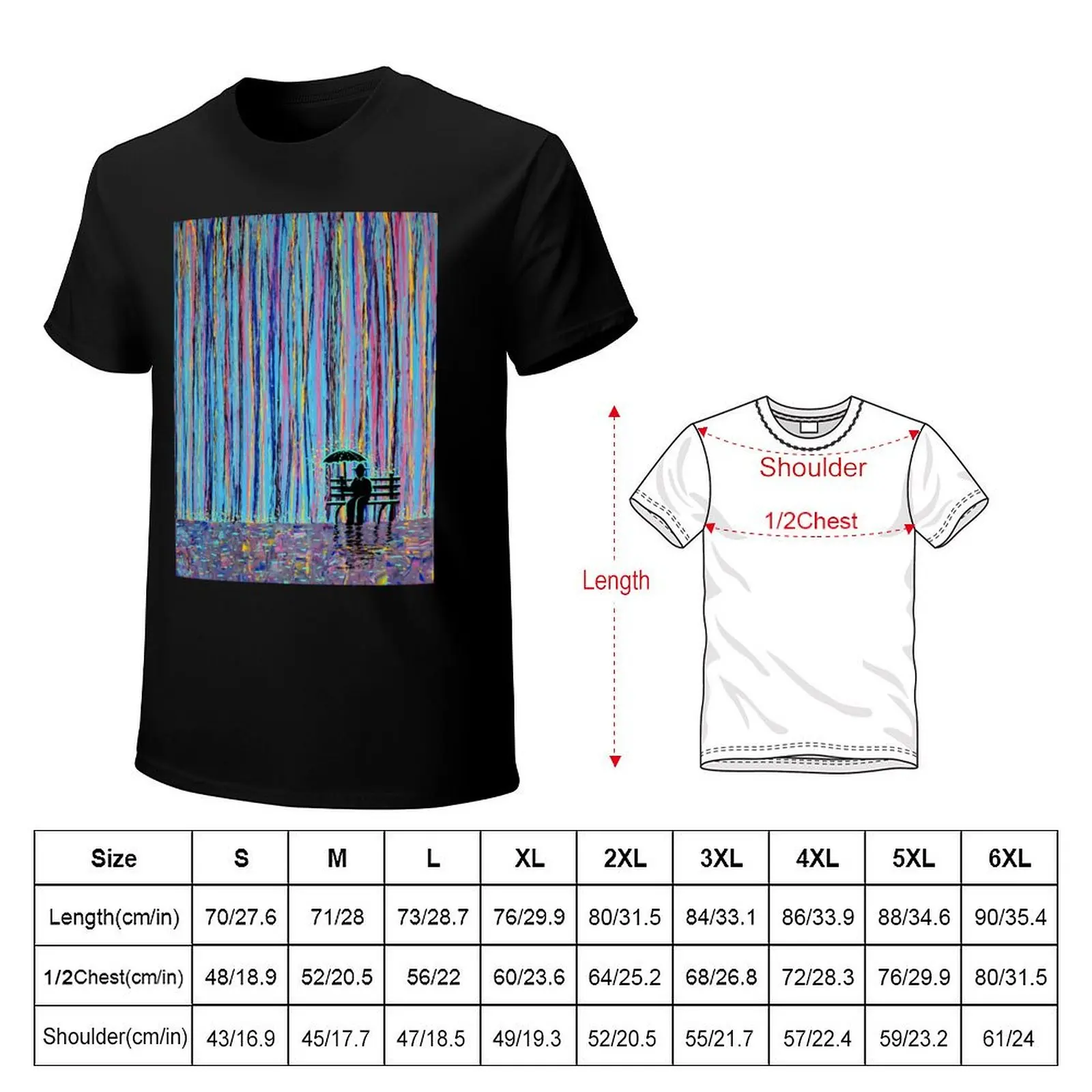 Acid Rain #3 - (MUCH LARGER REMAKE OF ORIGINAL) T-Shirt Heavy Duty Casual Work Tee
