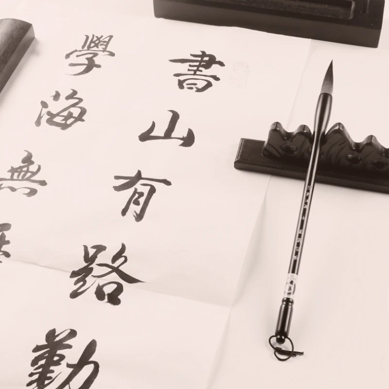 Esecuzione di calligrafia pennello calligrafia cinese paesaggio pittura pennello penna scoiattolo capelli pittura pennello penna Tinta cina Caligrafia