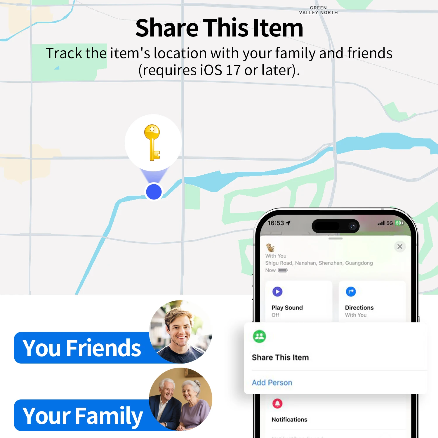 Bluetooth Pet Trackers, Item Locator Works with Apple Find My Global Network Smart AirTag for IOS System Item Finder for Key image 6