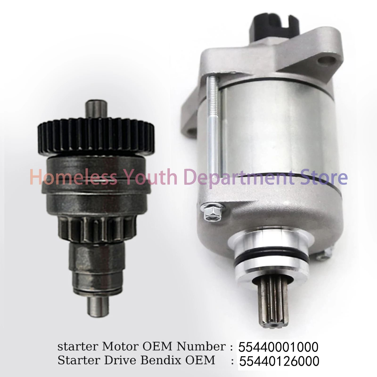 55540001000 KT/M Starter And Bendix Set For KTM EXC XC XC-W TPI Six Days Motorcycle Offroad Engine Motor Accessories 55440126000