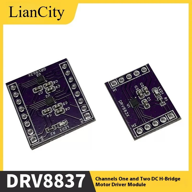 DRV8837 Two-Channel DC H-Bridge Motor Driver Module 1.8A Stepper Motor Driver Board