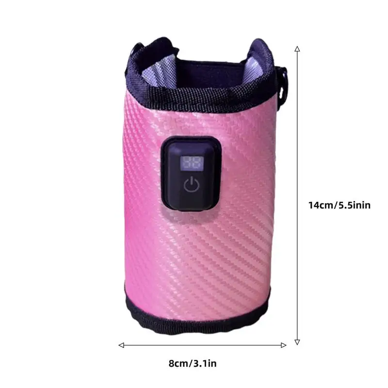 Baby Bottle Keep Warm Cover Bottle Warmer Bag Milk Warmer Insulation Cover Portable Automatic Heating Nursing Bottle Heat Keeper