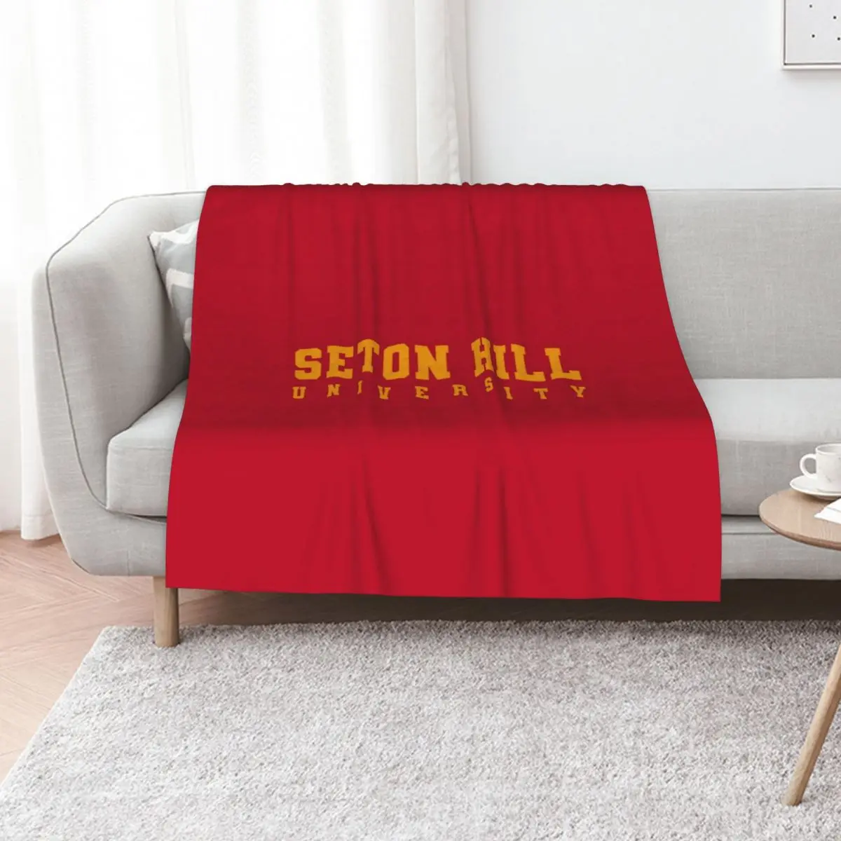 Seton hill university Throw Blanket warm winter Flannel Thermal Shaggy Blankets For Bed valentine gift ideas Blankets