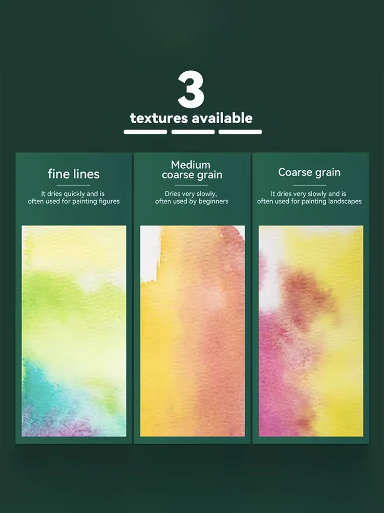 BaoHong Watercolor Paper 100% 300g Cotton Sketchbook Sealing Pad 32K 16K 20 Sheets 300gsm Painting Book For  Drawing Supplies view 5