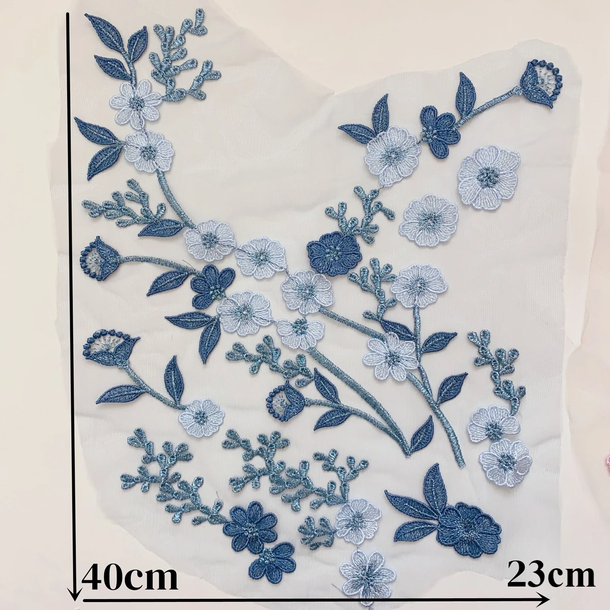 Akcesoria Ciemnoniebieska i różowa suknia wieczorowa Materiały dekoracyjne DIY Kostiumy sceniczne RS24542 — zdjęcie 3