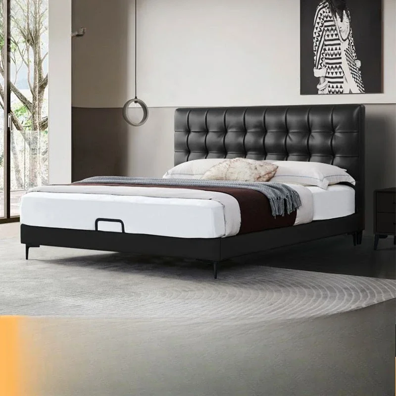 Light luxury high-end luxury soft bed 1.8 meters bed master bedroom double 1.5 meters bed senior feeling