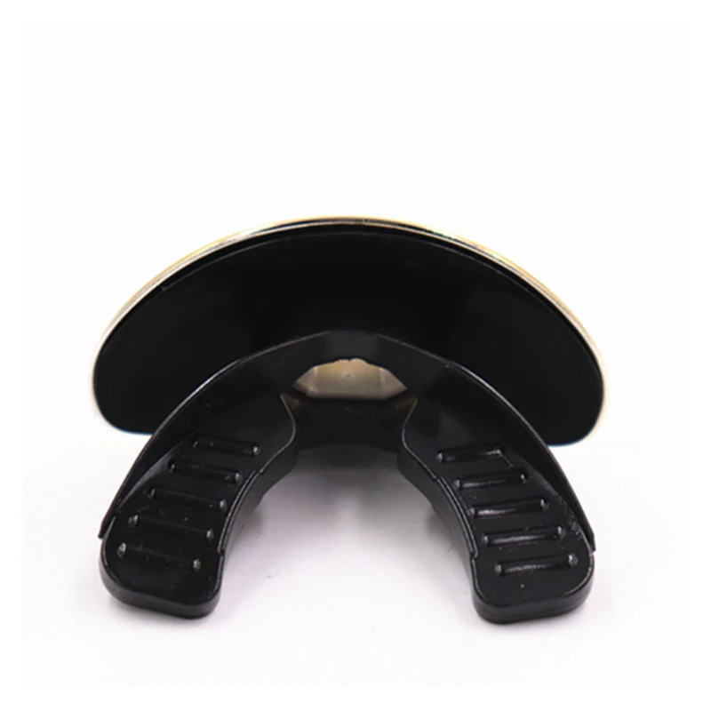 قطعة واحدة من واقي الفم الرياضي لكرة القدم للرجبي عالي التأثير مع حماية للشفاه من الكروم