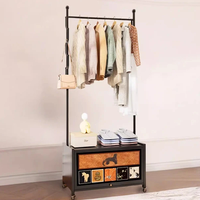 

Metal Display Coat Racks Standing Storage Clothes Organizer Open Luxury Living Room Coat Racks Hanging Perchero Home Furniture