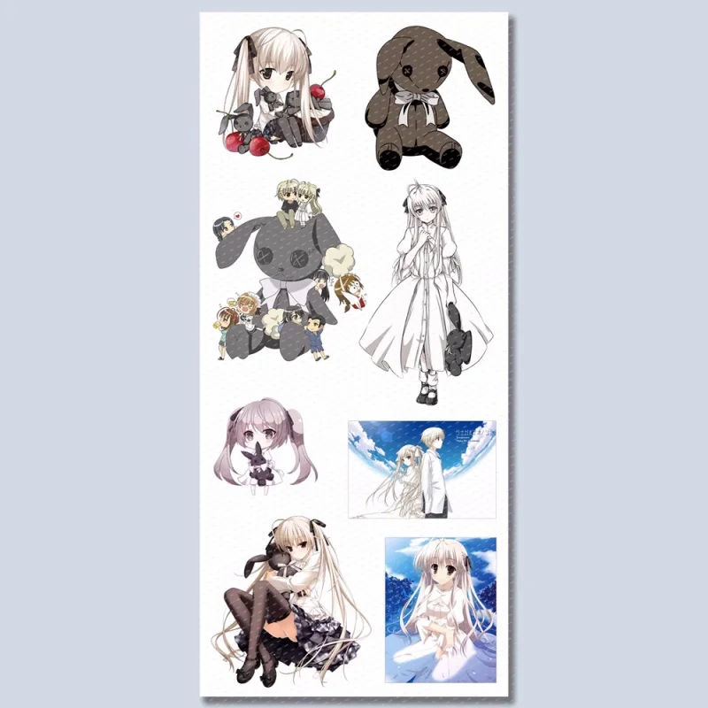 3 stücke/1 Packung Yosuga kein Sora Kasugano Sora Aufkleber wasserdichtes Gepäck Telefon DIY Sammelalbum Aufkleber Aufkleber Dekor Cosplay 7107