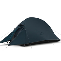 Naturehike Cloud Up Hiking Tent 210T/20D Silicone Double Layer 2 People Tent Ultralight Portable Aluminum Pole Camping Tent