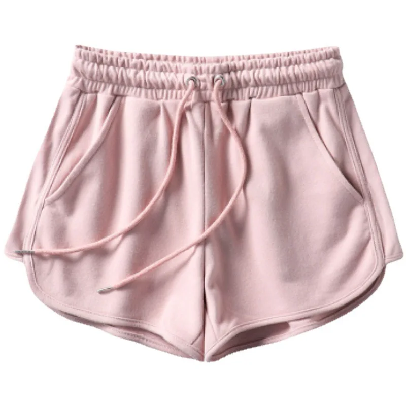 Koreanische Version Neue Shorts 2025, frauen Sommer Lose Hohe Taille Sport Casual Breite Bein Nachtwäsche Trend Ins Weibliche Kleidung
