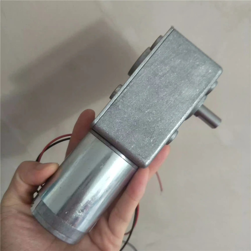 Worm Gear DC Reduction Motor With Super Torque 200KG.CM DC12V 24V 40W Positive And Reverse Speed Regulation Engine