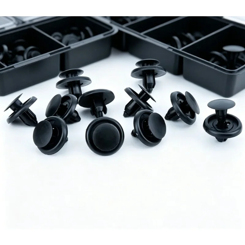 50Pc for Toyota Camry 7mm Plastic Auto Rivets Bumper Fasteners Fixing Clips Door Veneer Cover Catches Auto Fastener Car Interior