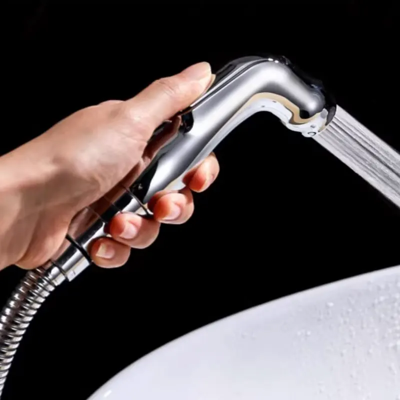 

Аксессуары для ванной комнаты: ручной бидетный распылитель из нержавеющей стали с регулировкой давления воды и функцией самоочистки