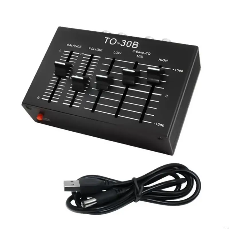 T5EA Audios Premplifier สำหรับการปรับปรุงเสียงเบสระดับกลาง Trebles ปรับค่าอีควอไลเซอร์