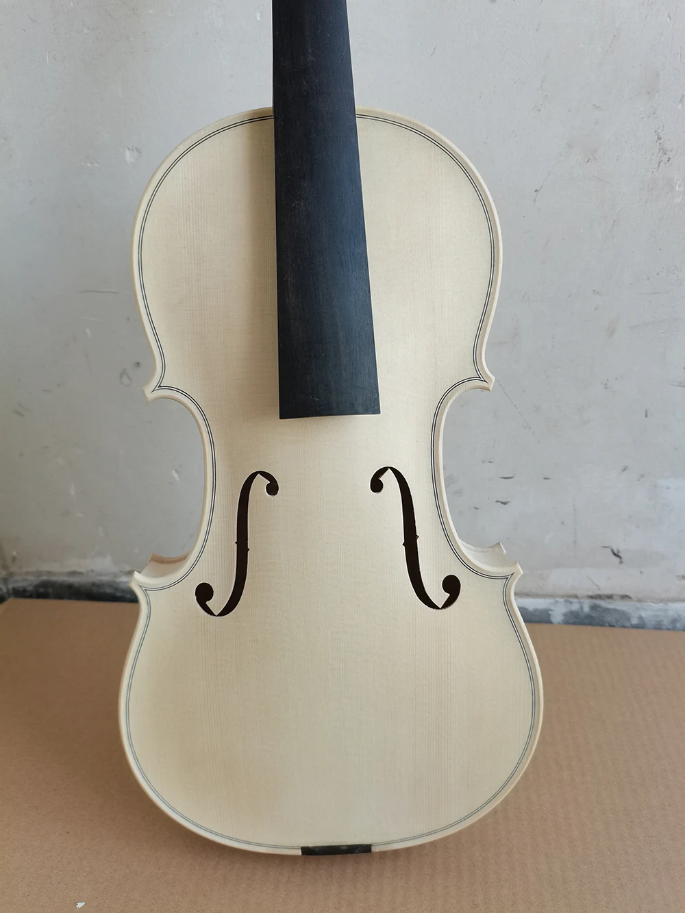 Stradivarius 1715 Complete Backplane Flame Maple violin white embryo unfinished violin 4/4 3/4 1/2 1/4  solid wood DIY violin