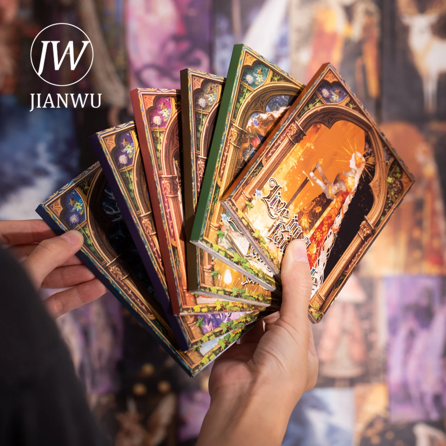 JIANWU المعيشة في سلسلة حكاية خمر الأميرة التنين المشهد مادة الكولاج ورقة الإبداعية غير المرغوب فيه مجلة القرطاسية