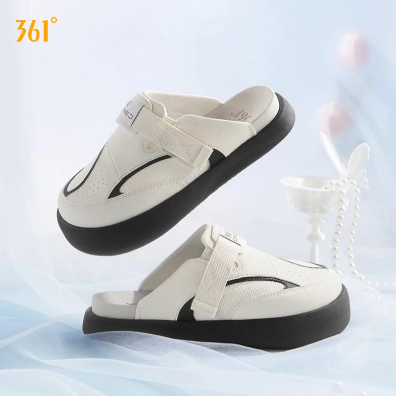 

Женские тапочки 361 Degrees Yunyu Bokken, повседневная обувь, мягкие, удобные, без шнурков, удобные женские уличные тапочки 682626705