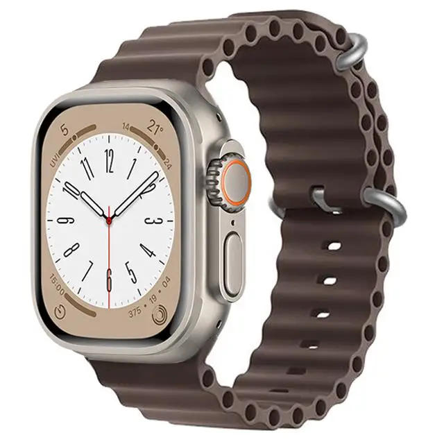 Ocean Strap für Apple Watch Armband Ultra 3 2 49mm 44mm 40mm 45mm 41mm 46mm Silikon Correa Armband iWatch Series 7 6 SE 8 9 10 11