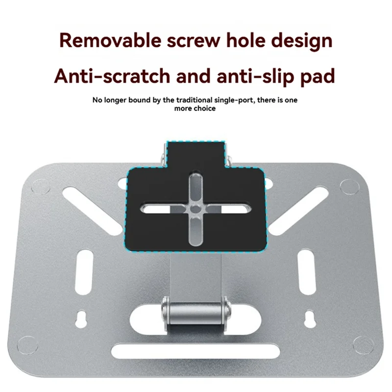 AS95-складная подставка для проектора, настольный кронштейн для настенного и потолочного крепления с вращением на 180 градусов для проектора домашнего кинотеатра, серебристый