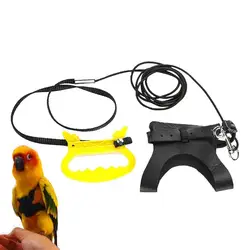 Parrot Harness Pet Parrot Adjustable Harness Anti Bite Training Harness Parrots Outdoor Flying Rope Cockatiel Small Birds Supply