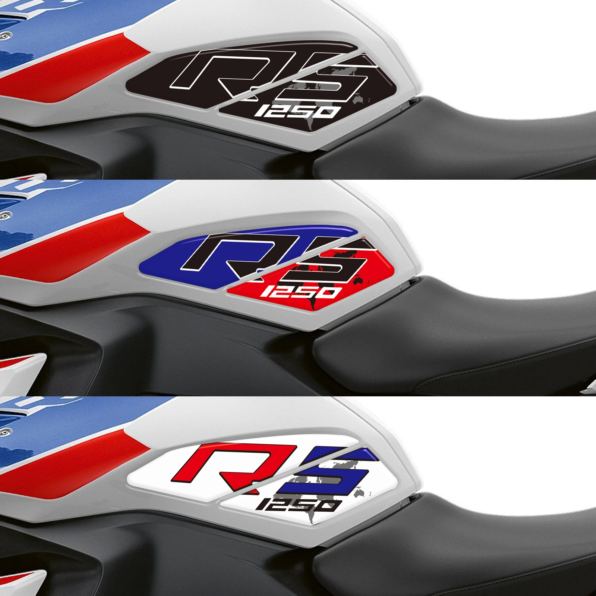 

for BMW R1250RS R1250-rs 3D Gel Sticker for Motorcycle Tank Protection